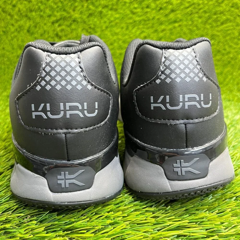 Kuru Quantum 2.0 Mens Size 11 Black Gray Athletic Running Walking Shoes Sneakers